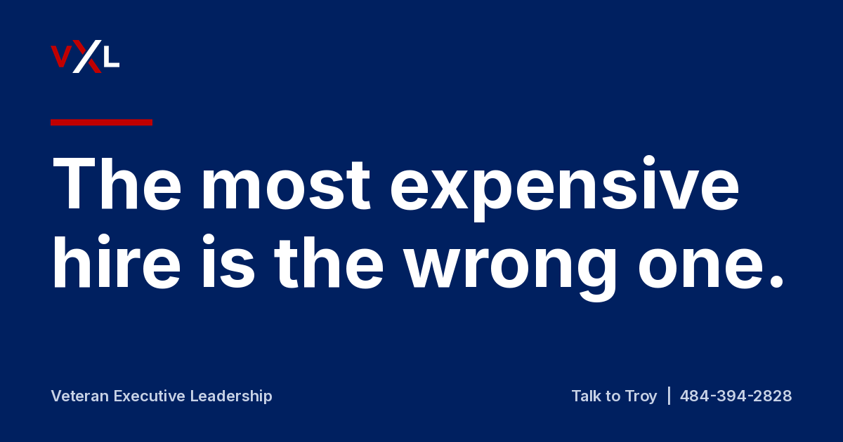 What does a wrong leadership hire really cost?