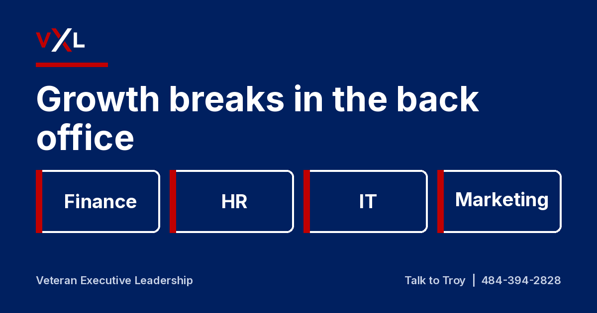 Is my back office holding my growth back?